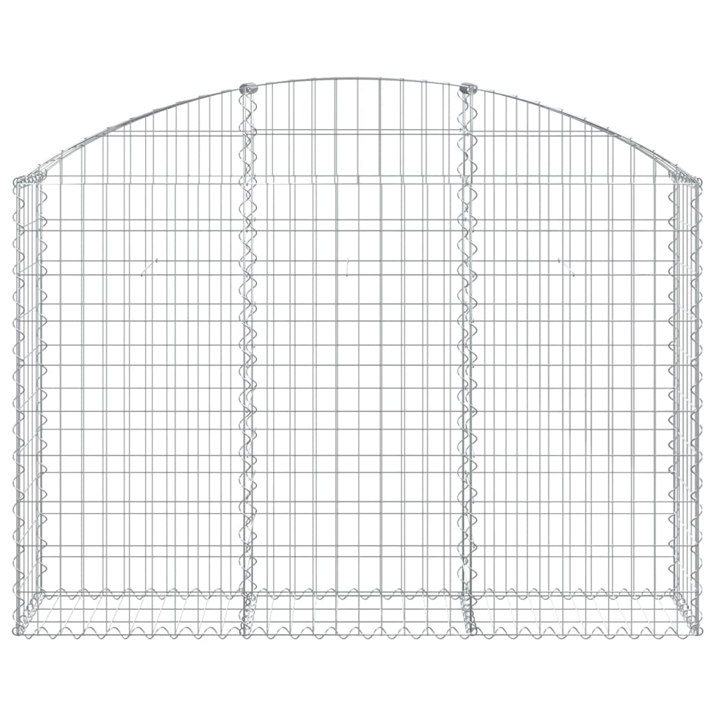 Vidaxx Gabion hvælvede 150x30x100 120 cm galvaniseret jern