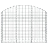 Vidaxx Gabion hvælvede 150x30x100 120 cm galvaniseret jern