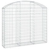 Vidaxx Gabion hvælvede 150x30x120 140 cm galvaniseret jern
