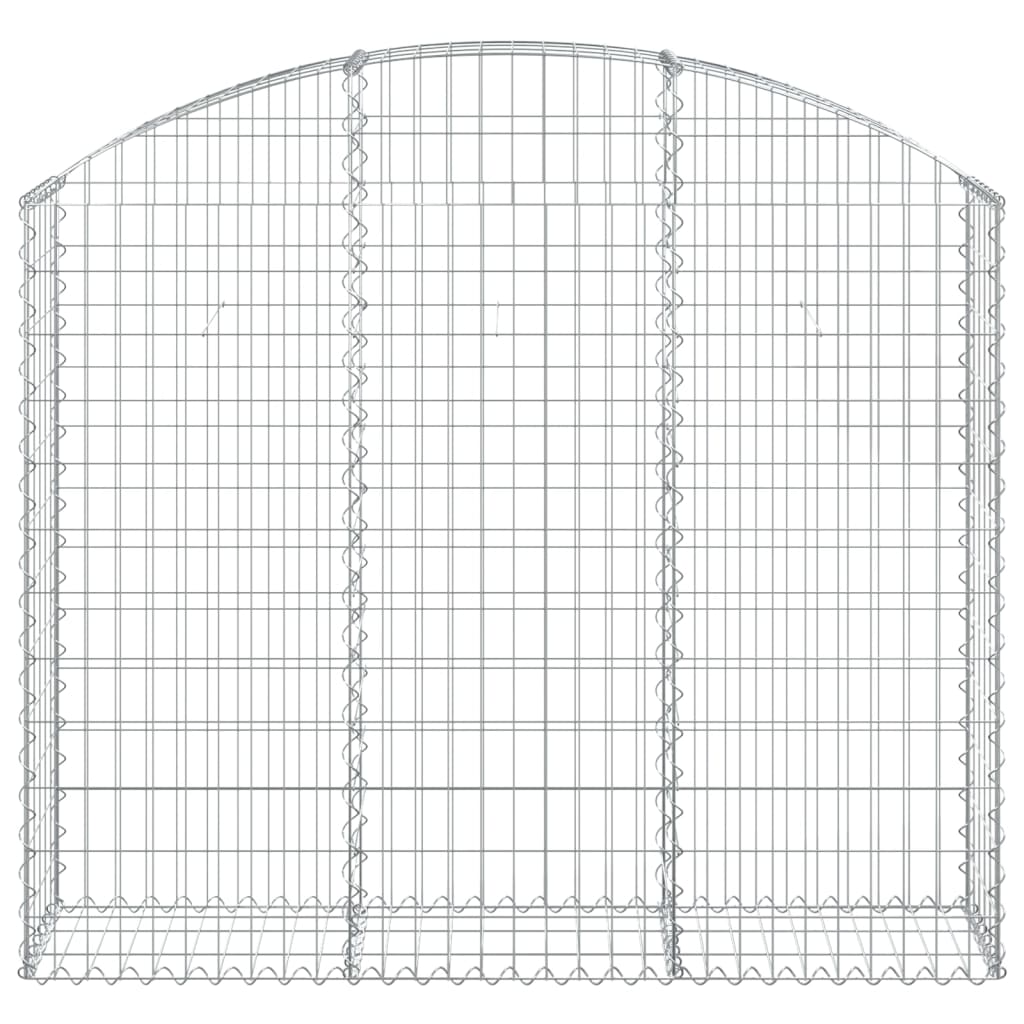 Vidaxx Gabion hvælvede 150x30x120 140 cm galvaniseret jern