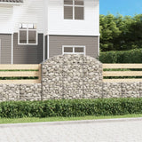 Vidaxx Gabion hvælvede 150x30x120 140 cm galvaniseret jern