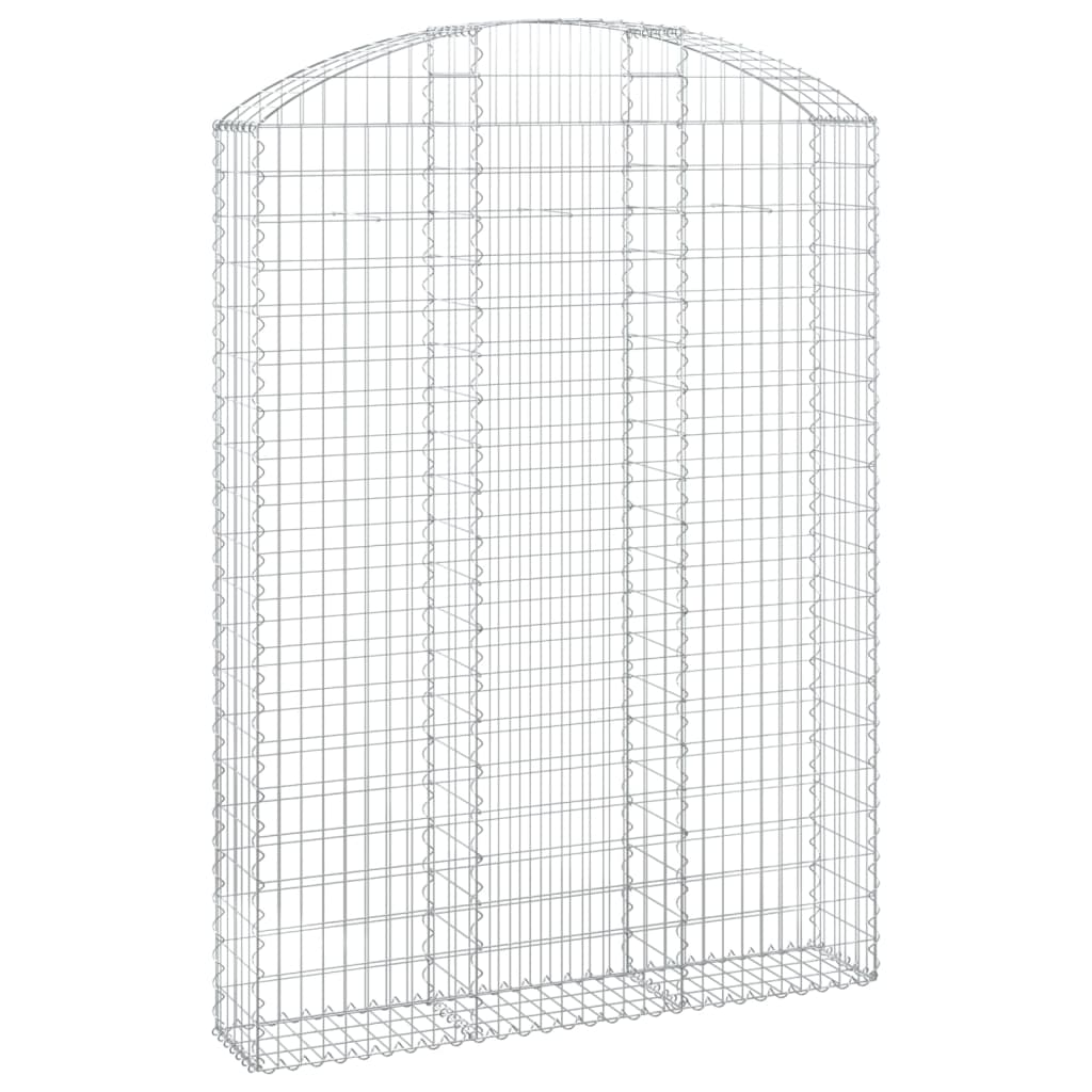 Vidaxx Gabion hvælvede 150x30x200 220 cm galvaniseret jern
