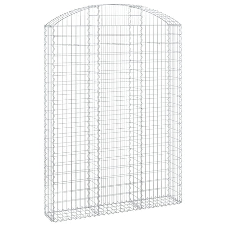 Vidaxx Gabion hvælvede 150x30x200 220 cm galvaniseret jern