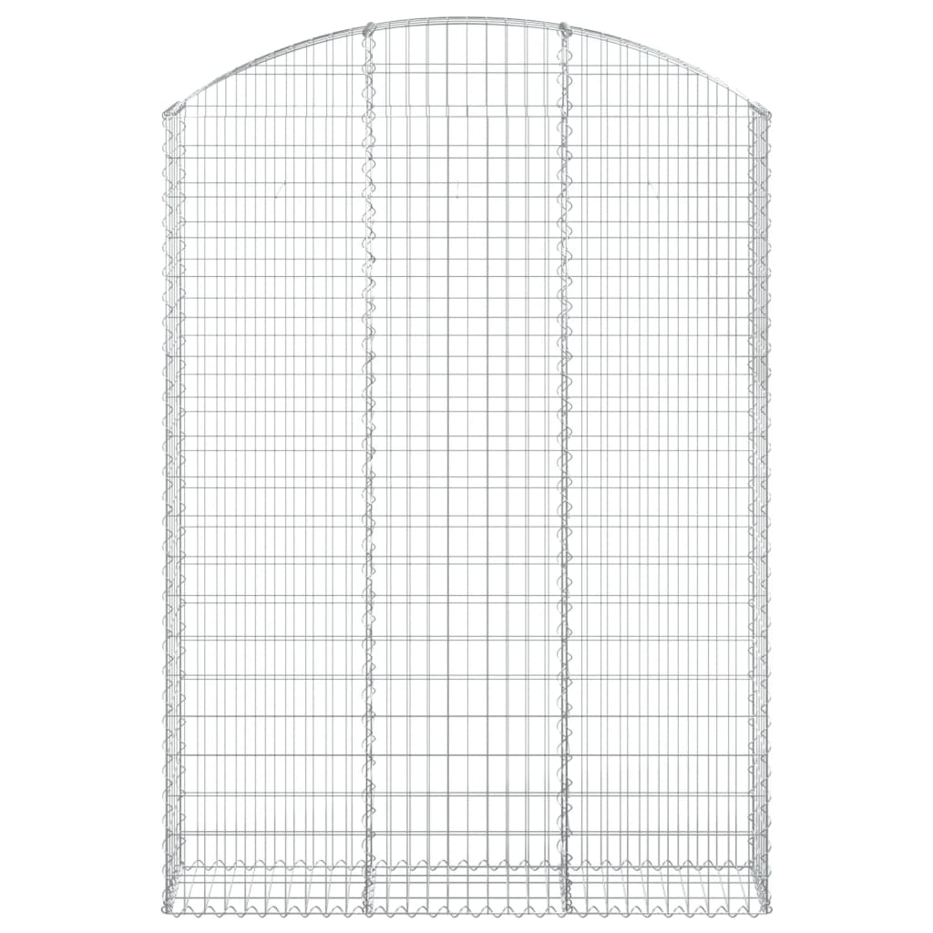 Vidaxx Gabion hvælvede 150x30x200 220 cm galvaniseret jern