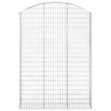 Vidaxx Gabion hvælvede 150x30x200 220 cm galvaniseret jern