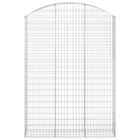 Vidaxx Gabion hvælvede 150x30x200 220 cm galvaniseret jern