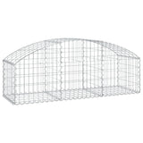 Vidaxx Gabion hvælvede 150x50x40 60 cm galvaniseret jern