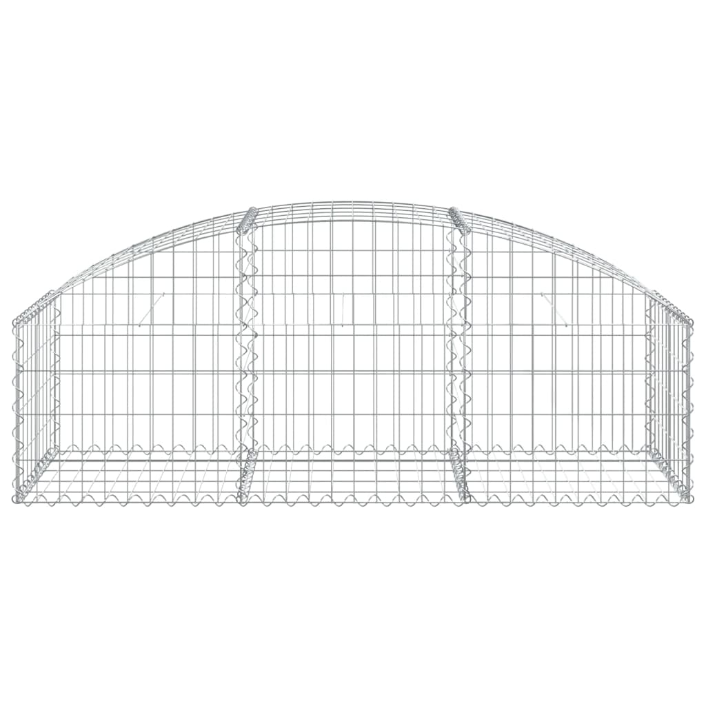 Vidaxx Gabion hvælvede 150x50x40 60 cm galvaniseret jern