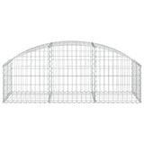 Vidaxx Gabion hvælvede 150x50x40 60 cm galvaniseret jern