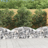 Vidaxx Gabion hvælvede 150x50x40 60 cm galvaniseret jern