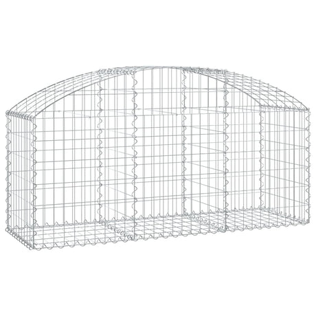 Vidaxx Gabion hvælvede 150x50x60 80 cm galvaniseret jern