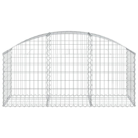 Vidaxx Gabion hvælvede 150x50x60 80 cm galvaniseret jern