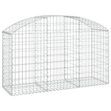 Vidaxx Gabion hvælvede 150x50x80 100 cm galvaniseret jern