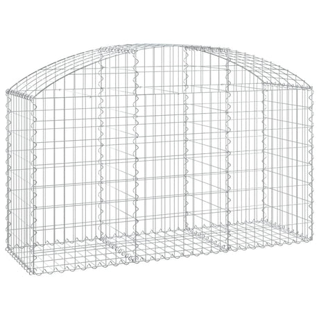 Vidaxx Gabion hvælvede 150x50x80 100 cm galvaniseret jern