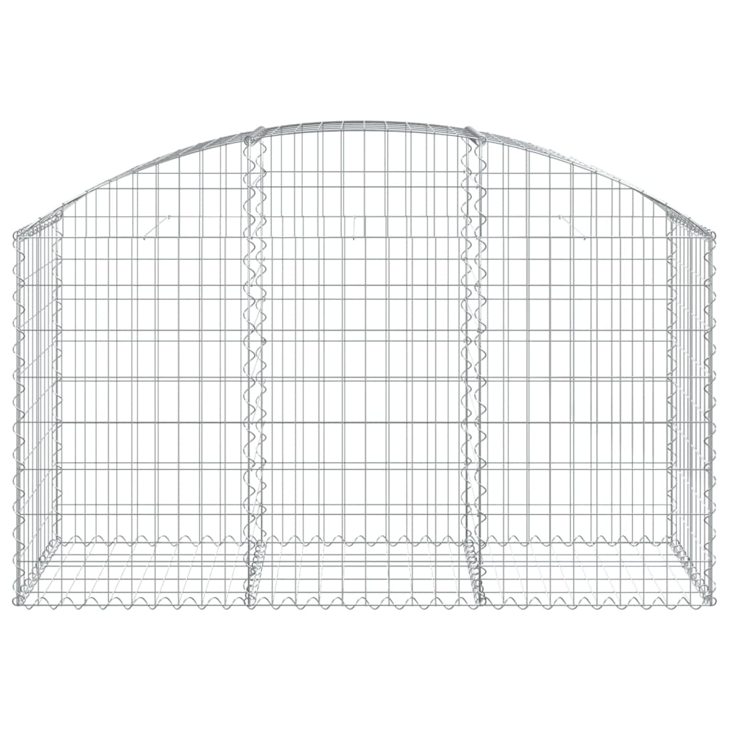 Vidaxx Gabion hvælvede 150x50x80 100 cm galvaniseret jern