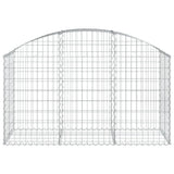 Vidaxx Gabion hvælvede 150x50x80 100 cm galvaniseret jern