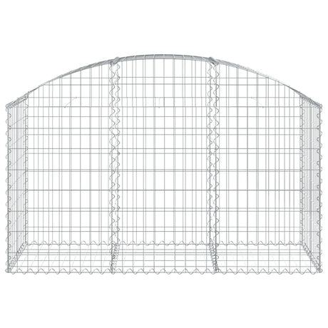Vidaxx Gabion hvælvede 150x50x80 100 cm galvaniseret jern