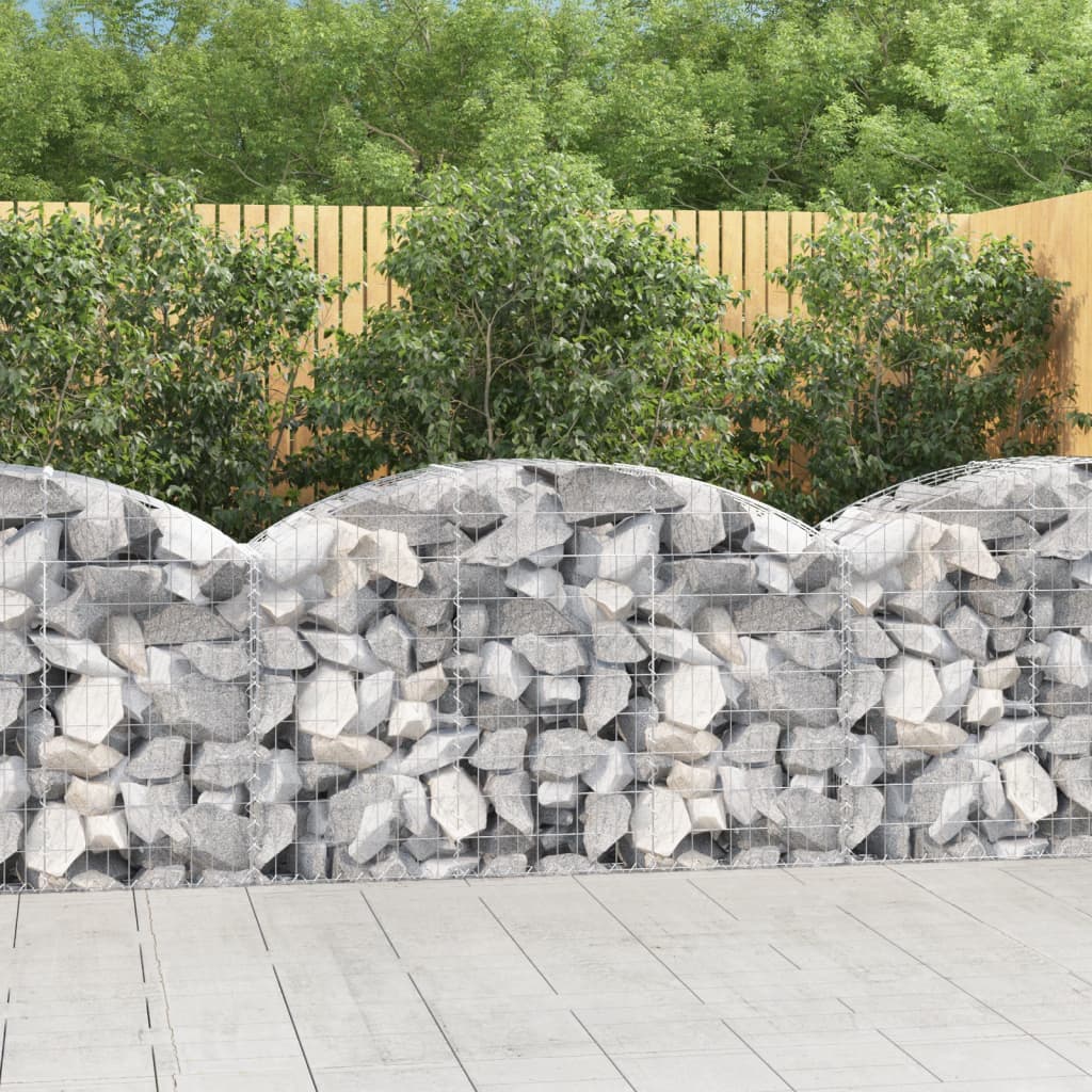 Vidaxx Gabion hvælvede 150x50x80 100 cm galvaniseret jern