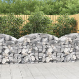 Vidaxx Gabion hvælvede 150x50x80 100 cm galvaniseret jern