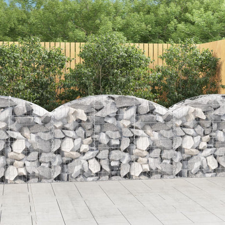 Vidaxx Gabion hvælvede 150x50x80 100 cm galvaniseret jern
