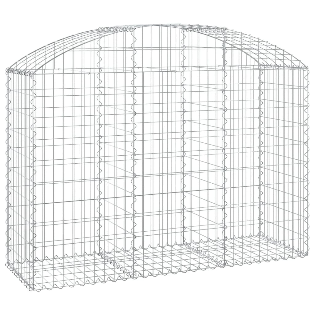 Vidaxx Gabion hvælvede 150x50x100 120 cm galvaniseret jern