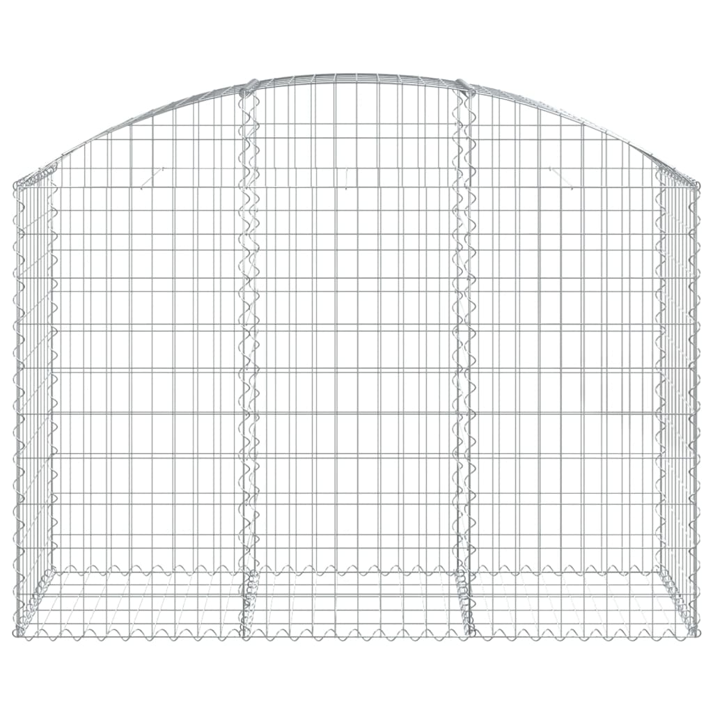 Vidaxx Gabion hvælvede 150x50x100 120 cm galvaniseret jern