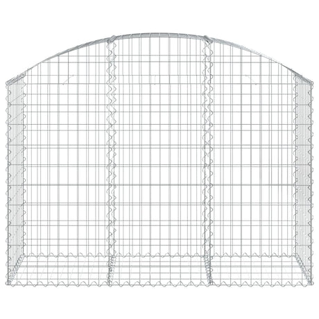 Vidaxx Gabion hvælvede 150x50x100 120 cm galvaniseret jern