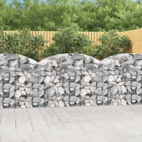 Vidaxx Gabion hvælvede 150x50x100 120 cm galvaniseret jern