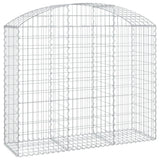 Vidaxx Gabion hvælvede 150x50x120 140 cm galvaniseret jern