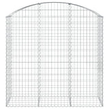 Vidaxx Gabion hvælvede 150x50x140 160 cm galvaniseret jern