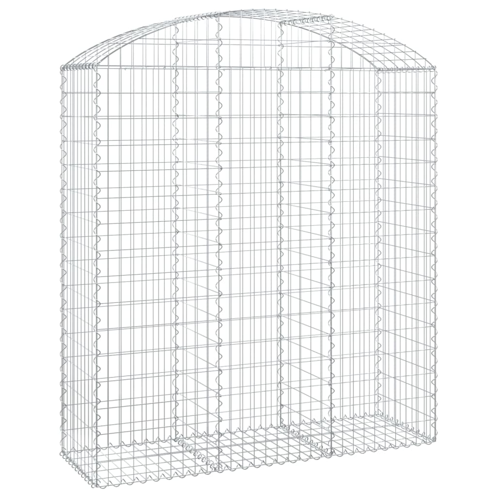 Vidaxx Gabion hvælvede 150x50x160 180 cm galvaniseret jern