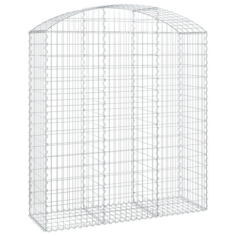 Vidaxx Gabion hvælvede 150x50x160 180 cm galvaniseret jern