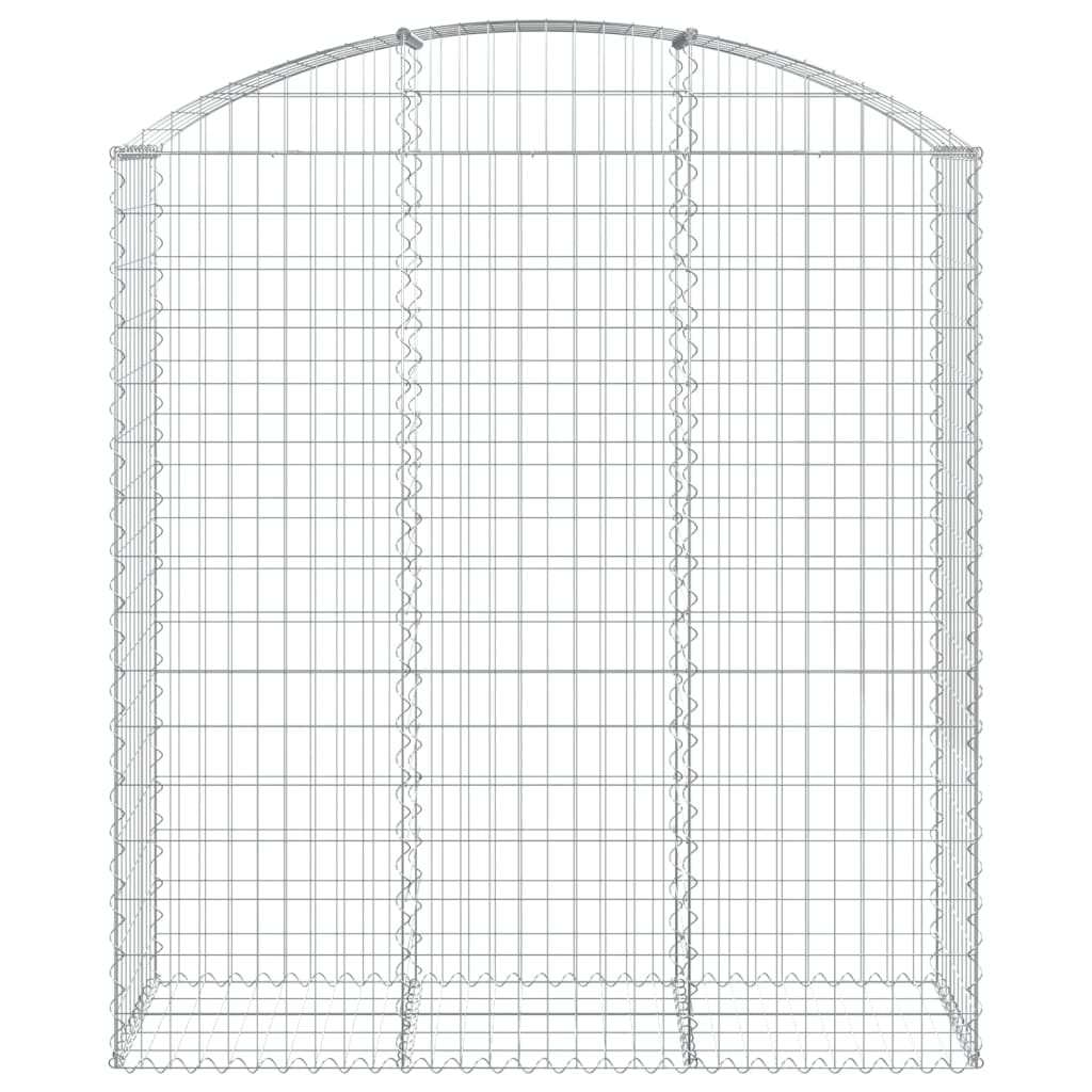Vidaxx Gabion hvælvede 150x50x160 180 cm galvaniseret jern