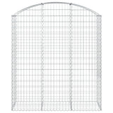 Vidaxx Gabion hvælvede 150x50x160 180 cm galvaniseret jern
