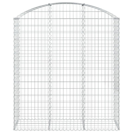 Vidaxx Gabion hvælvede 150x50x160 180 cm galvaniseret jern