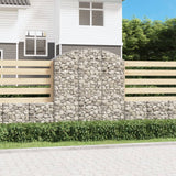 Vidaxx Gabion hvælvede 150x50x160 180 cm galvaniseret jern