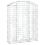 Vidaxl Gabion hvælvede 150x50x180 200 cm galvaniseret jern
