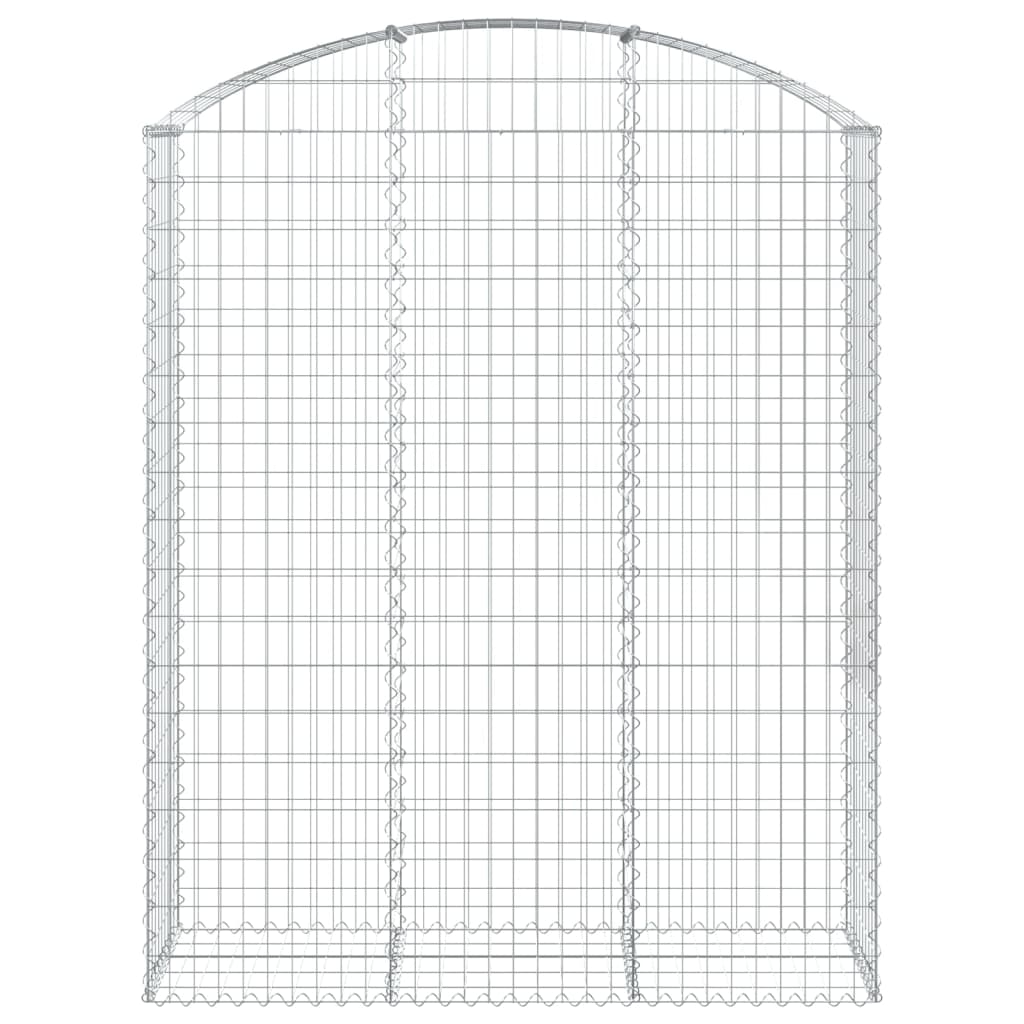 Vidaxl Gabion hvælvede 150x50x180 200 cm galvaniseret jern