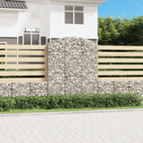 Vidaxl Gabion hvælvede 150x50x180 200 cm galvaniseret jern