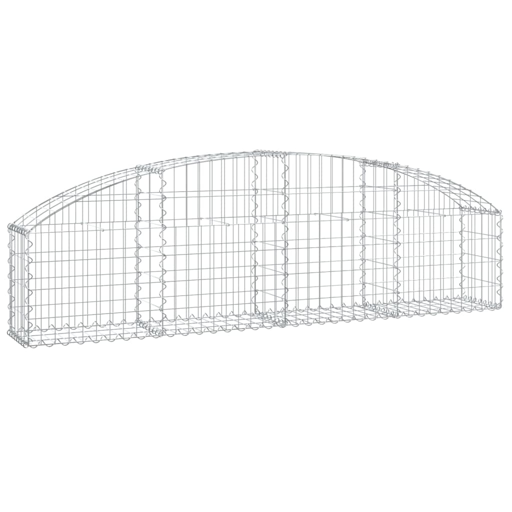 Vidaxx Gabion hvælvede 200x30x40 60 cm galvaniseret jern