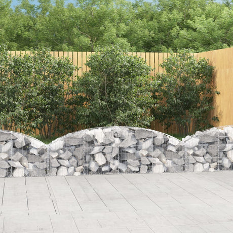 Vidaxx Gabion hvælvede 200x30x40 60 cm galvaniseret jern