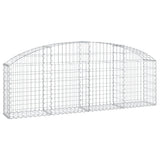 Vidaxx Gabion hvælvede 200x30x60 80 cm galvaniseret jern