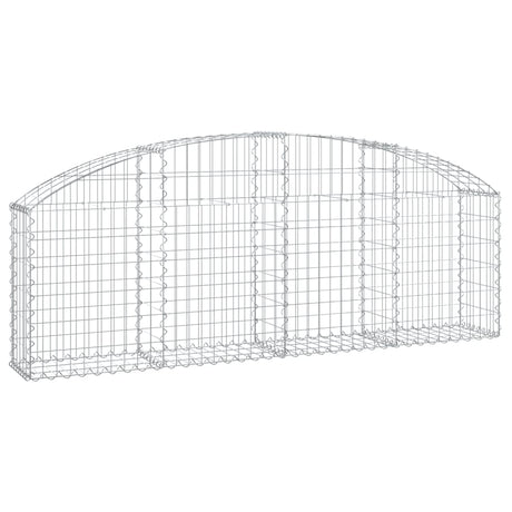 Vidaxx Gabion hvælvede 200x30x60 80 cm galvaniseret jern