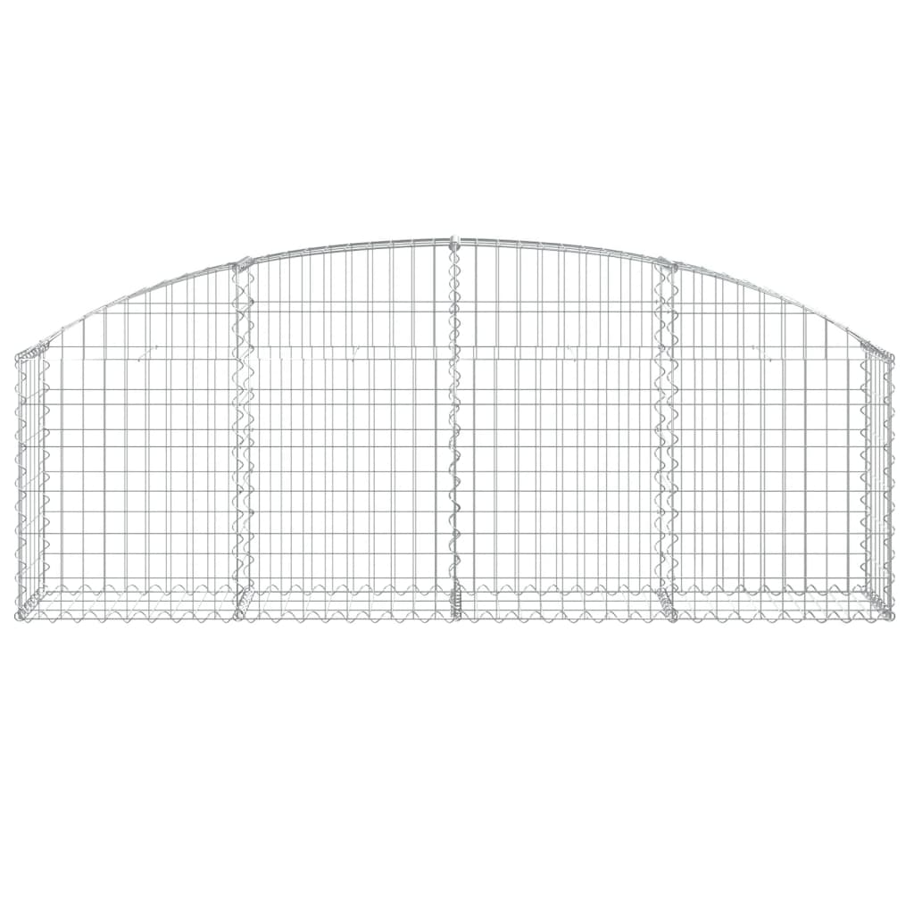 Vidaxx Gabion hvælvede 200x30x60 80 cm galvaniseret jern