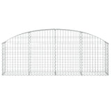 Vidaxx Gabion hvælvede 200x30x60 80 cm galvaniseret jern