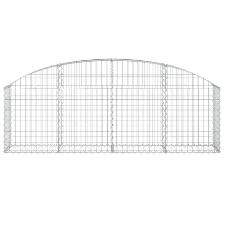 Vidaxx Gabion hvælvede 200x30x60 80 cm galvaniseret jern