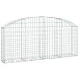 Vidaxx Gabion hvælvede 200x30x80 100 cm galvaniseret jern