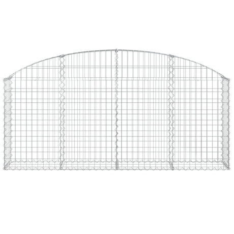 Vidaxx Gabion hvælvede 200x30x80 100 cm galvaniseret jern