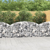 Vidaxx Gabion hvælvede 200x30x80 100 cm galvaniseret jern