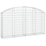 Vidaxx Gabion hvælvede 200x30x100 120 cm galvaniseret jern